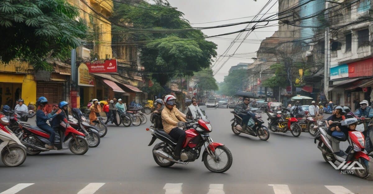 Hanói prohibirá todas las motos de gasolina en su centro urbano a partir de 2030